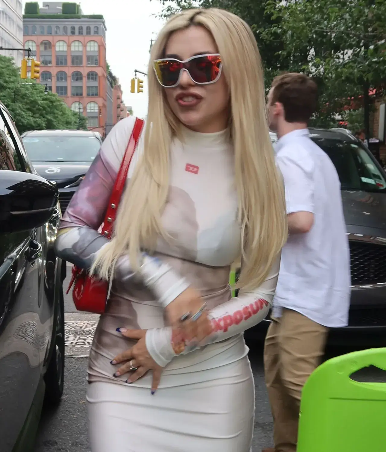 american singer ava max photos in tribeca new york